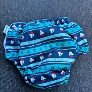 Nautical Blue Kids Reusable Swim Diaper